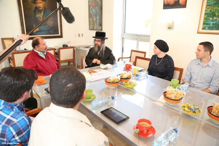 Presidente Daniel se reúne con rabino Yechiel Zayde